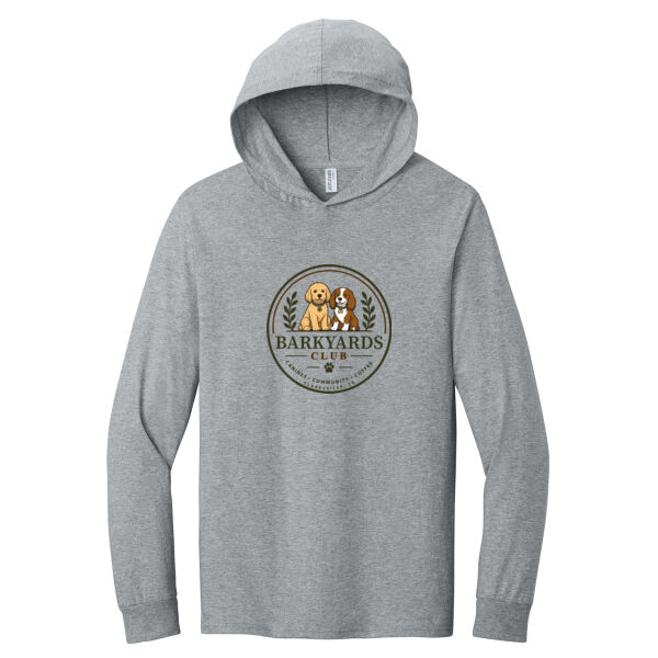 Barkyards Club - Classics Unisex Cotton Long Sleeve Hooded T Shirt Thumbnail
