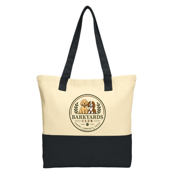 Barkyards Club - Colorblock Cotton Tote Thumbnail