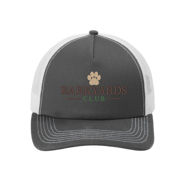 Barkyards Club - Low Profile Snapback 5 Panel Trucker Cap Thumbnail